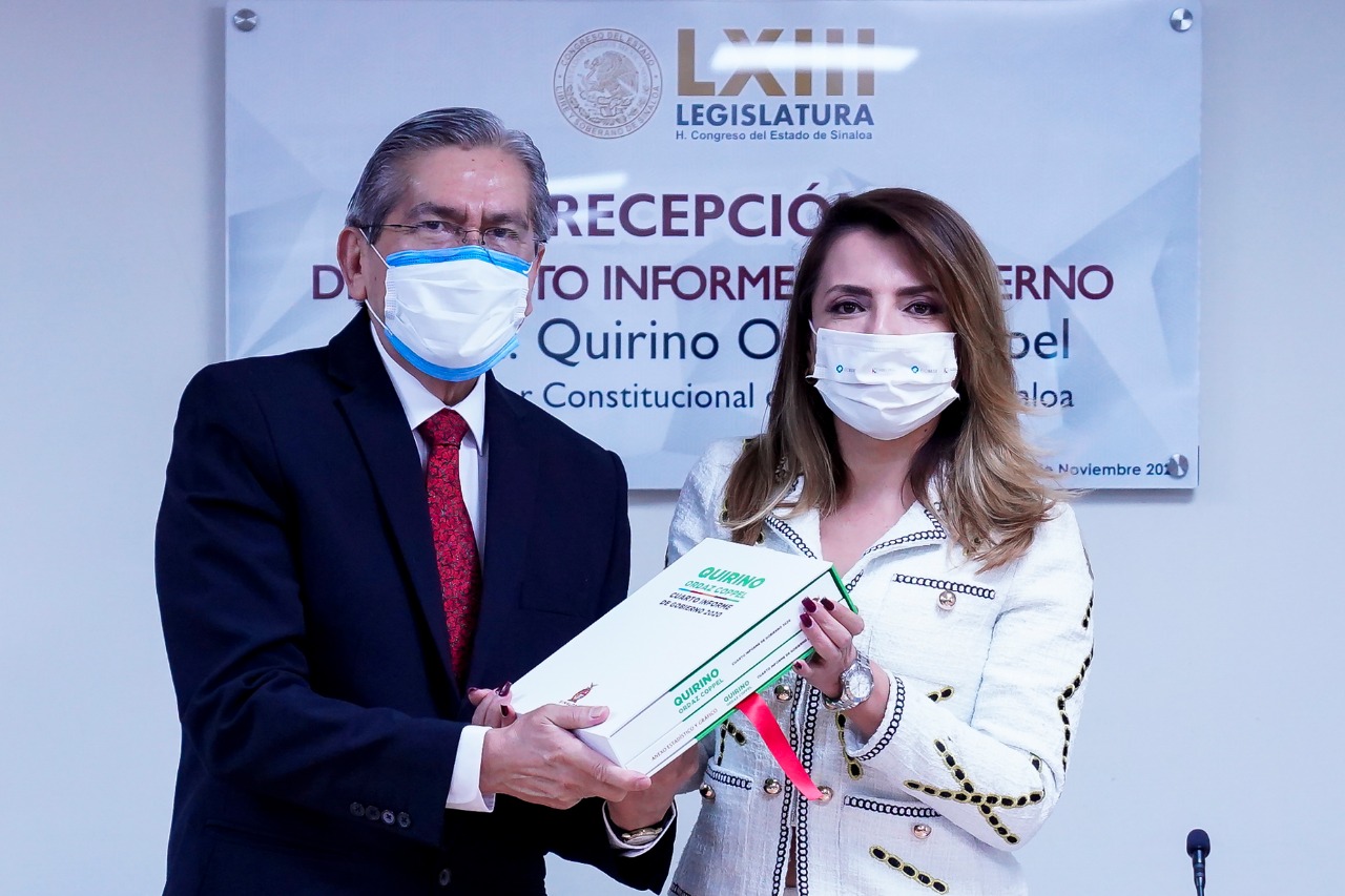 Recibe Congreso Cuarto Informe de Gobierno del Gobernador Quirino Ordaz ...