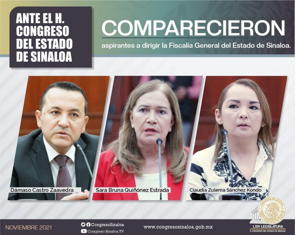 Comparecen ante Congreso aspirantes a la Fiscalía General del Estado de ...
