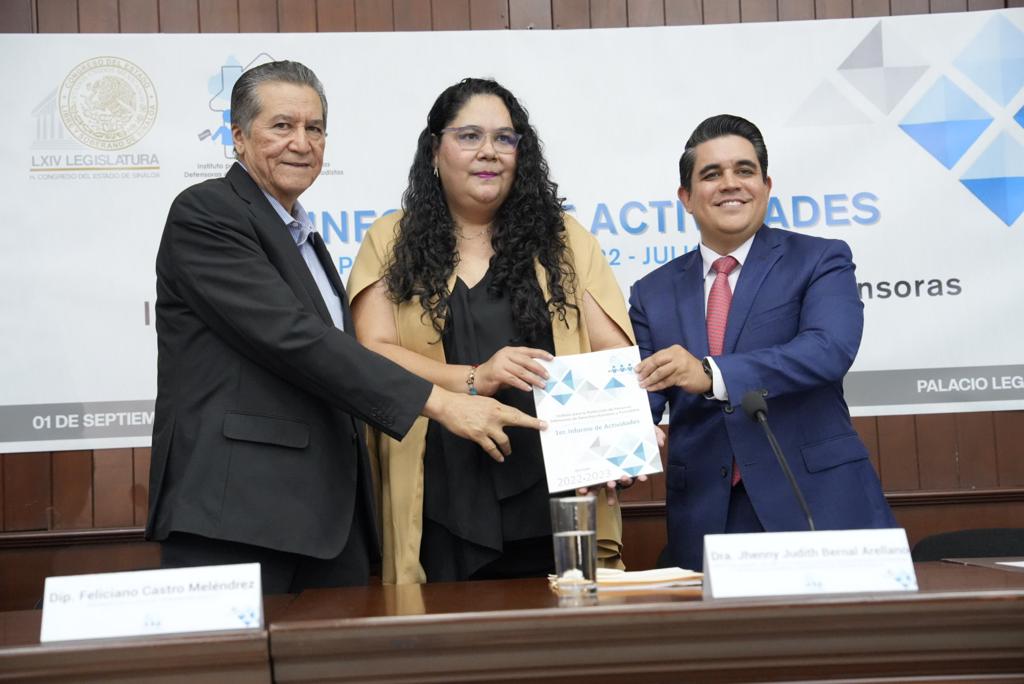 Recibe Congreso de Sinaloa Primer Informe de Actividades de Titular del ...