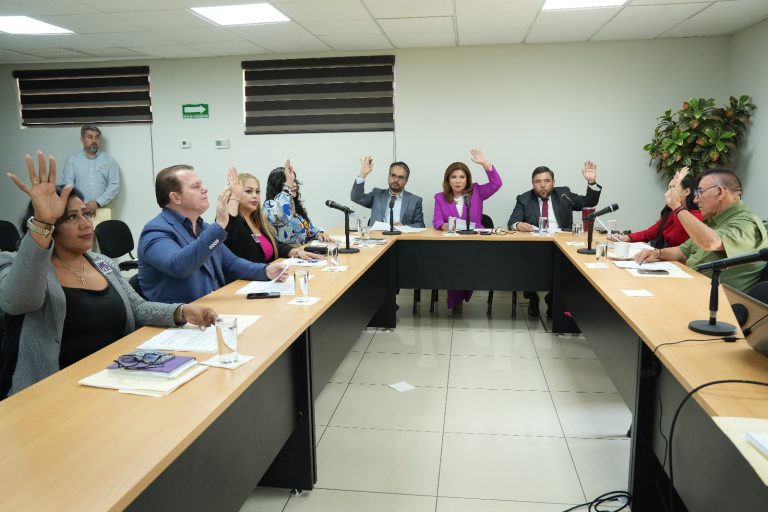 Integrantes de dos comisiones tienen reunión de trabajo en Sala Adjunta.