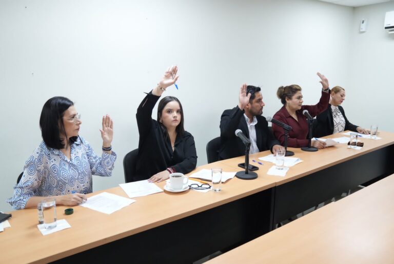 Integrantes de la Comisión de Protocolo y Régimen Orgánico sesionan en Sala A.