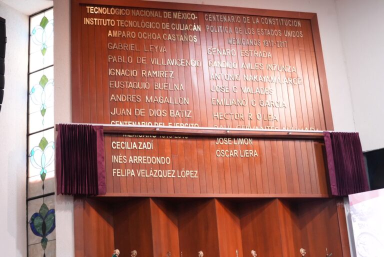 Los nombres de cinco sinaloenses ilustres se suman al Muro de Honor del Congreso del Estado.
