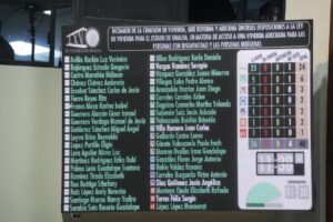 La pantalla electrónica se pinga de verde porque sólo registra votos a favor.