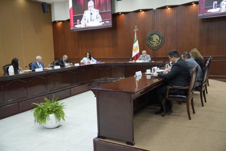 Diputadas y diputados escuchan lectura de oficios desde sus asientos.