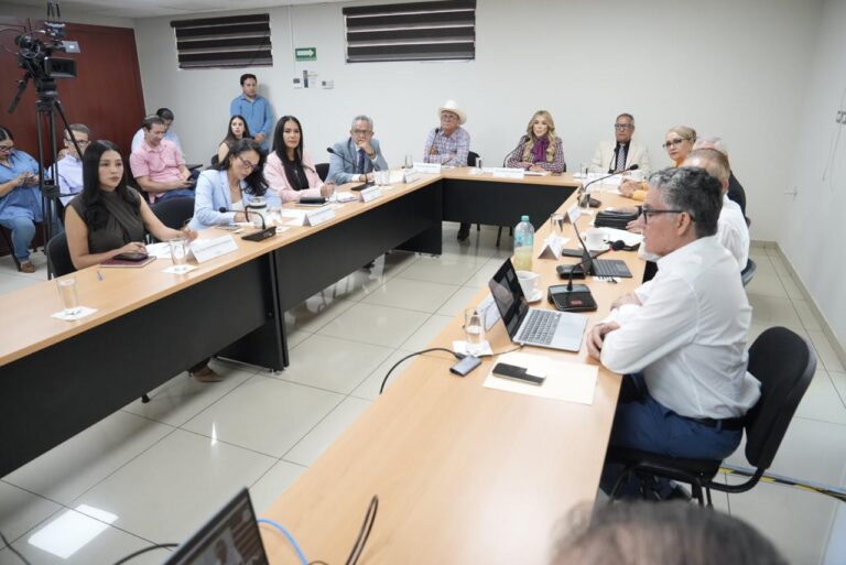 Integrantes de dos comisiones dialogan con invitados en Sala Adjunta.
